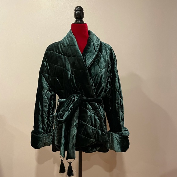 Velour coat